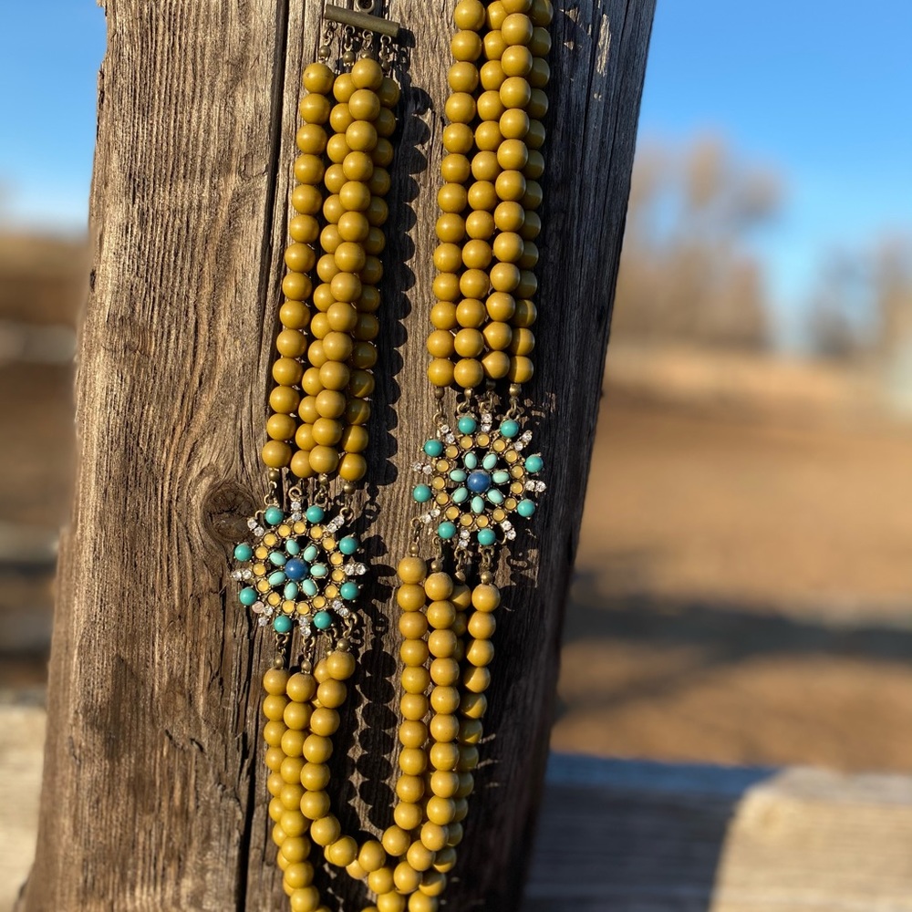 Multi-Strand Bead Necklace - Picture 3 of 3
